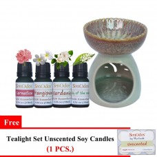 Essential Oil Burner Set (Charming Floral)